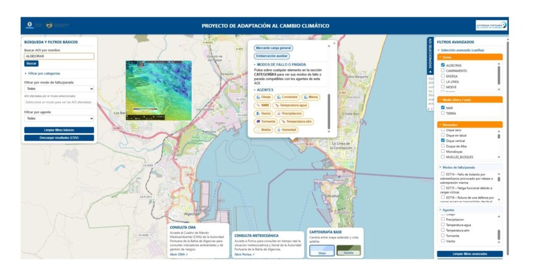 La Autoridad Portuaria de Algeciras desarrolla su Plan de Adaptación al Cambio Climático con la Universidad Politécnica de Madrid y Puertos del Estado