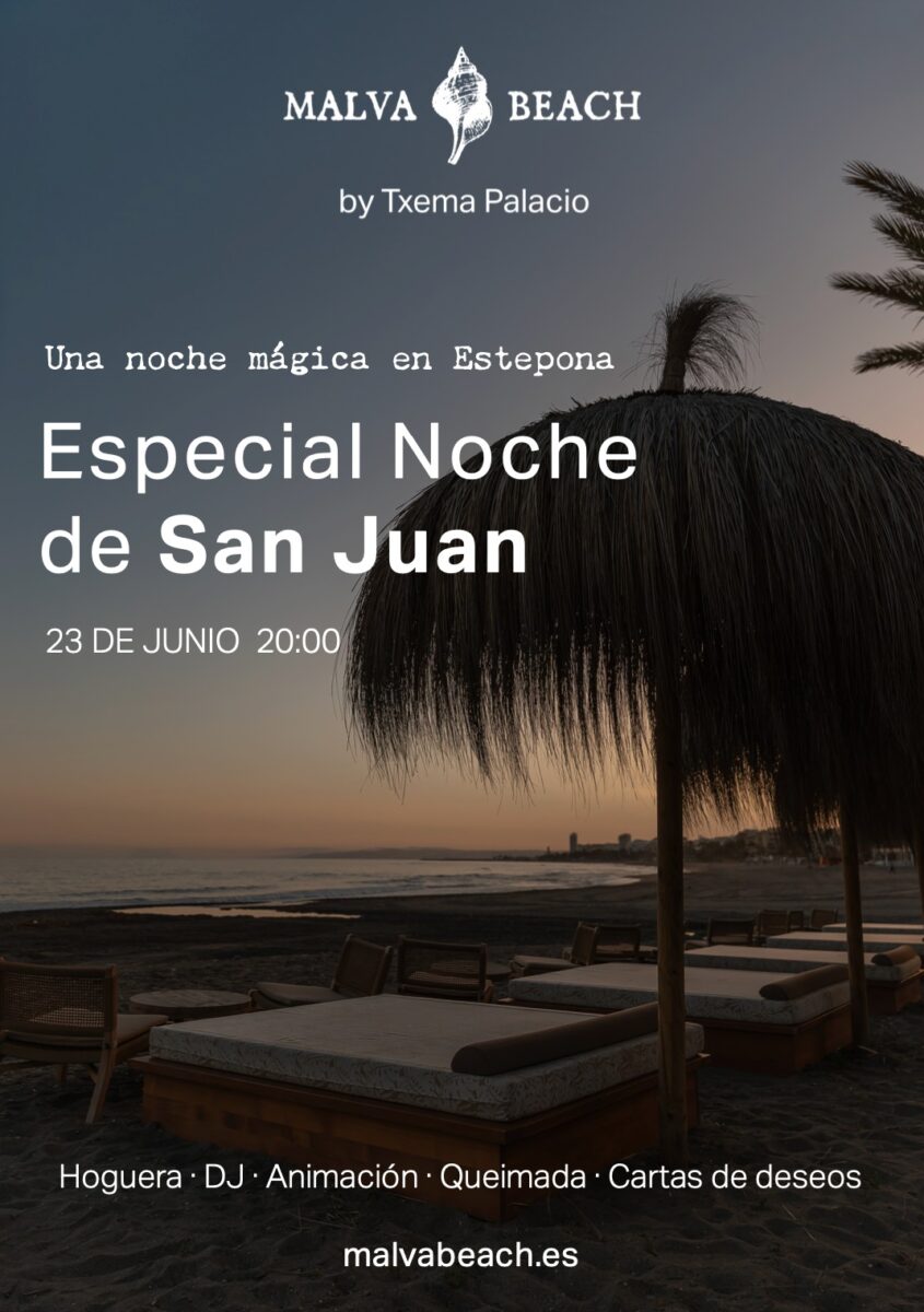 Malva Beach celebra la noche de San Juan en la playa de la Rada de Estepona