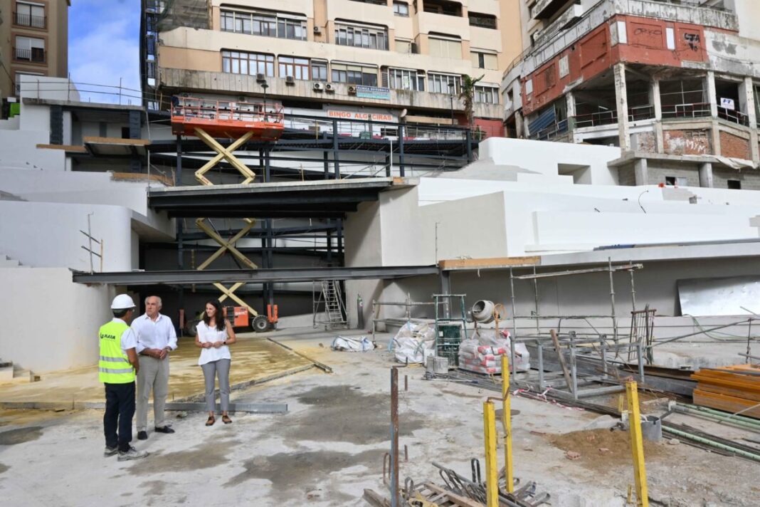 Algeciras encara la fase final de la plaza y el jardín vertical de la antigua Escalinata con más de 2 millones de euros